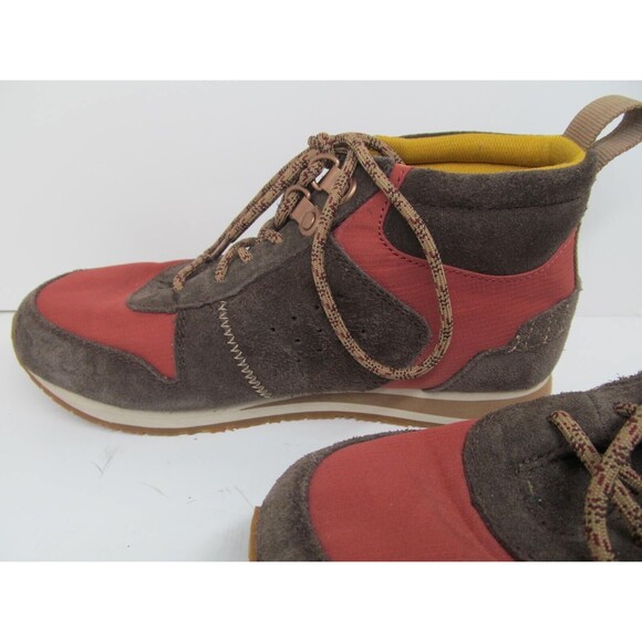 Teva Highside '84 Mid Retro Womens Red Brown Midtop Sneakers Size US 6.5 VGC - Picture 10 of 16